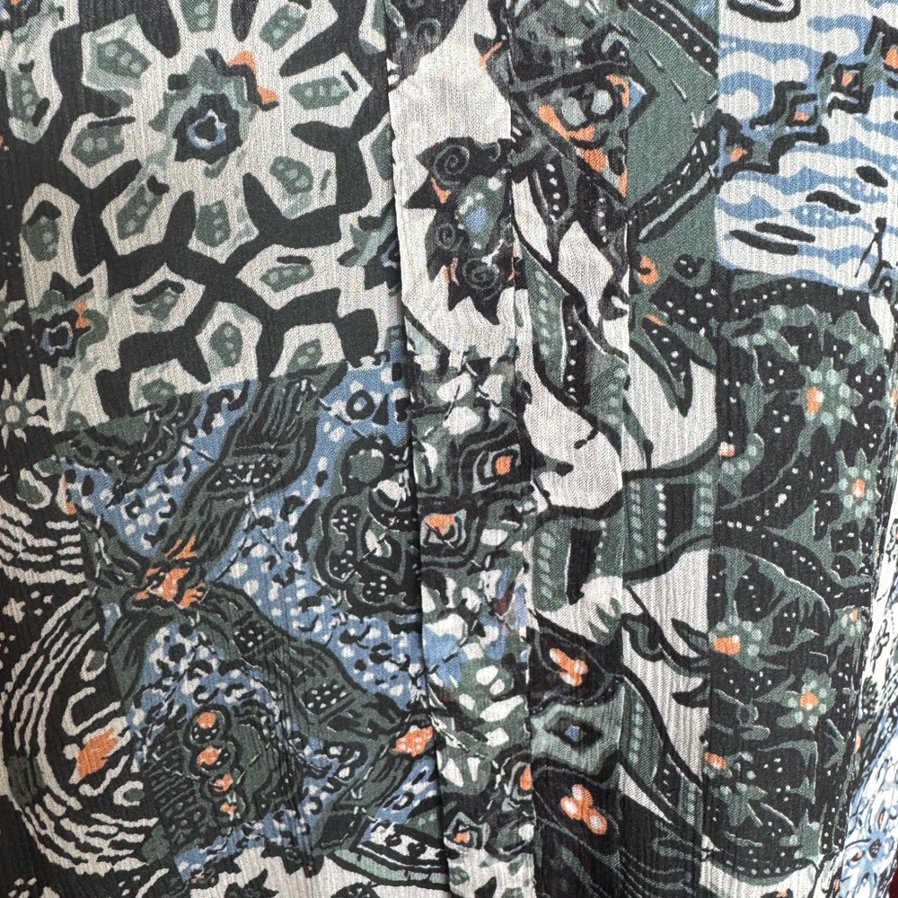 Joie Patchwork Print Silk Blouse *Sample Piece* - image 3